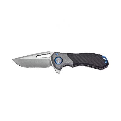 Нож складной Marfione Custom Carbon Stonewash PROTOCOL CF SW