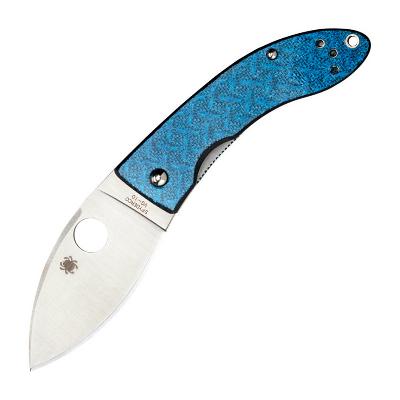 Складной нож Spyderco Lil' Lum Blue Nishijin