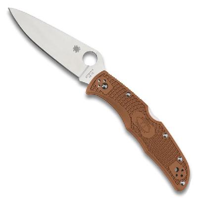 Складной нож Spyderco Endura Flat Ground Brown