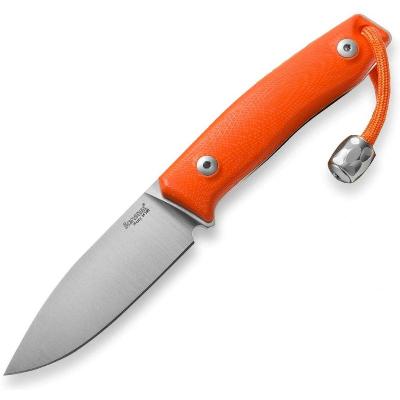 Нож M1, Satin Finish M390 Steel, Orange G-10 Handle