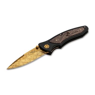 Нож складной Boker Tirpitz-Damascus Gold BK110194DAM