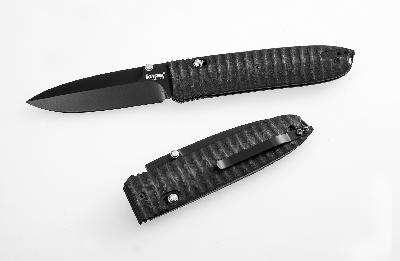 Нож Daghetta, Black PTFE Coated D2 Blade