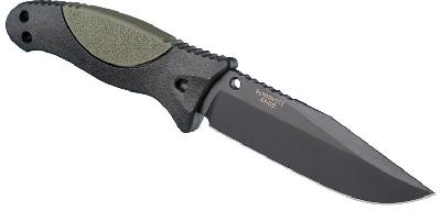 Туристический охотничий нож с фиксированным клинком Hogue/Elishewitz EX-F02 11.4 см HG/35251BKR