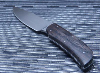 Туристический охотничий нож с фиксированным клинком Arno Bernard Wild dog 9.5 см AB/Wild dog EBONY