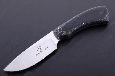 Туристический охотничий нож с фиксированным клинком Arno Bernard Zebra 10 см AB/Zebra G-10