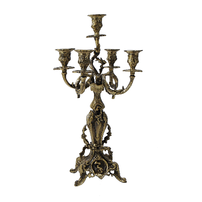 Канделябр антикварный Голфино BP-14033-A