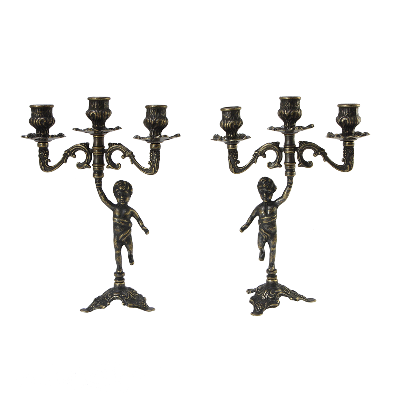 Пара канделябров Амур AL-80-326-ANT