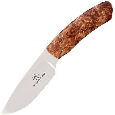Туристический охотничий нож с фиксированным клинком Arno Bernard Impala 9.9 см AB/Impala MAPLE BURL