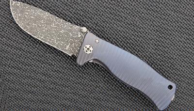 Нож SR-1, Chad Nichols Damascus "Lizard" Pattern