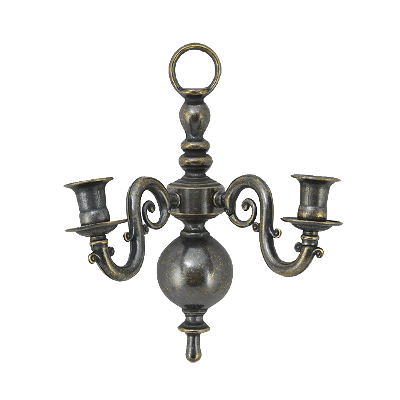 Настенный канделябр на 2 свечи AL-82-272-ANT