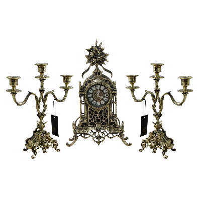 Часы каминные с канделябрами Осень BP-15050-A