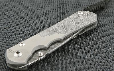Нож Large Sebenza 25, D. Thomas Stainless Basket Weave Damascus