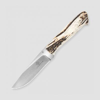 Туристический охотничий нож с фиксированным клинком Arno Bernard Croc 10.8 см AB/Croc R SAMBAR STAG