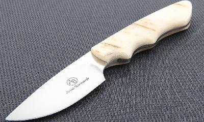 Туристический охотничий нож с фиксированным клинком Arno Bernard Great White 9.1 см AB/Great White SHEEP HORN