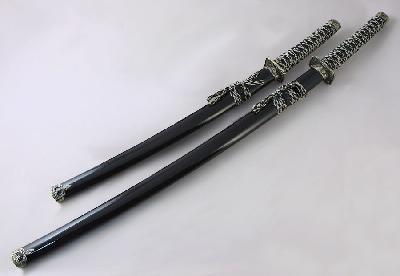 Набор 2 самурайских мечей: вакидзаси и катана