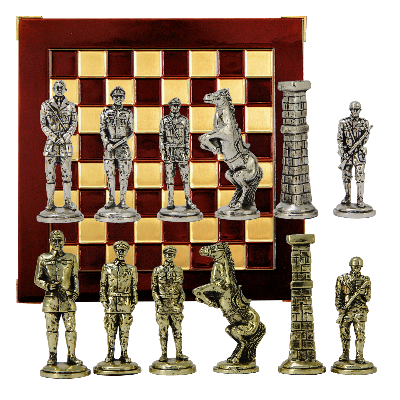 Шахматы сувенирные "Великая Отечественная" MN-384-RD-GS