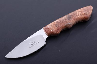 Туристический охотничий нож с фиксированным клинком Arno Bernard Great White 9.1 см AB/Great White SPALTED MA