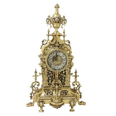 Часы AHS каминные бронзовые