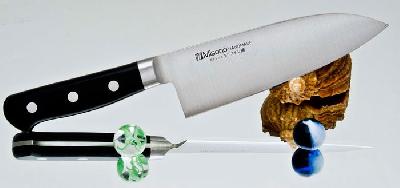 Кухонный нож Misono Molibden Steel Deba MS550