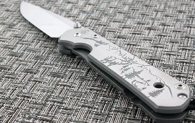 Нож Large Sebenza 21 Computer Generated Graphics Elk Mountain