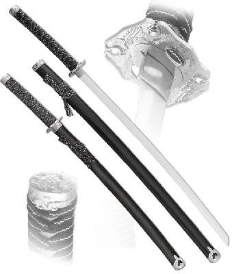 Набор самурайских мечей D-50024-BK-KA-WA