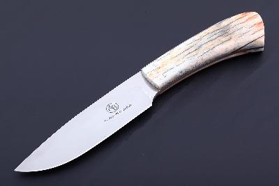 Туристический охотничий нож с фиксированным клинком Arno Bernard Leopard 11.3 см AB/Leopard GIRAFFE BONE