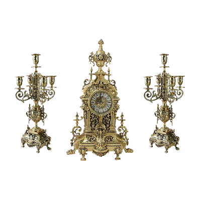 Часы каминные с канделябрами "AHS" BP-2708136-D